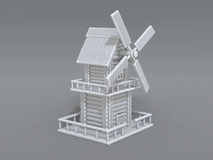 mill 3D Print Model