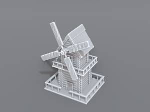 mill Model Cetak 3D