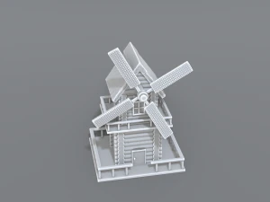mill 3D Print Model