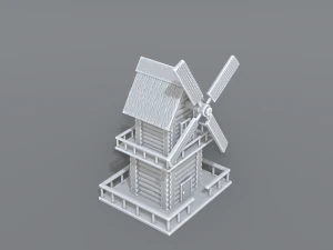 mill 3D Print Model