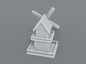 mill 3D Print Model