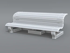 长椅 3D 打印模型