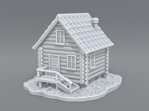 country house 3D Print Model