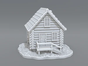country house 3D Print Model
