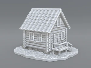 country house 3D Print Model