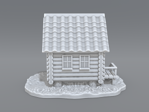 country house 3D 打印模型