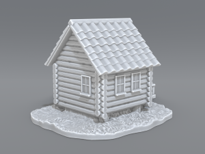 country house 3D 打印模型
