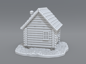 country house 3D 打印模型