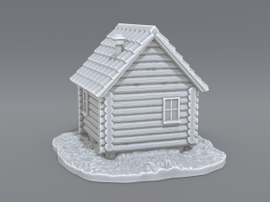 country house 3D 打印模型