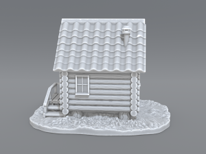 country house 3D 打印模型