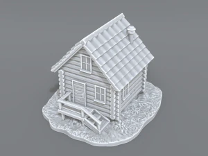 country house 3D Print Model