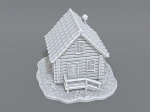 country house 3D Print Model