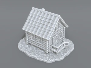 country house 3D Print Model