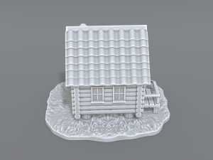 country house 3D 打印模型
