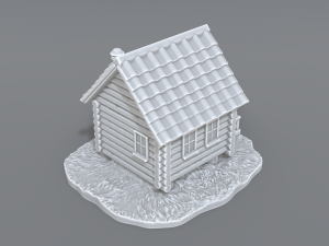 country house 3D 打印模型