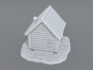 country house 3D 打印模型