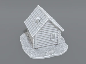 country house 3D Print Model