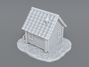 country house 3D 打印模型