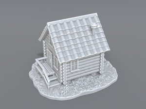 country house 3D 打印模型