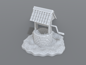 well 3D-Druckmodell