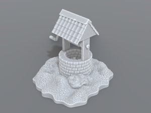 well 3D-Druckmodell
