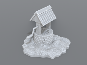 well 3D-Druckmodell