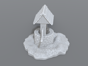 well 3D-Druckmodell