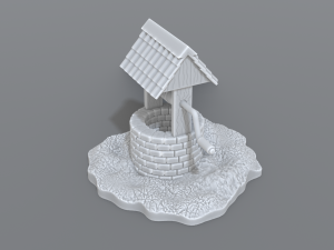 well 3D-Druckmodell