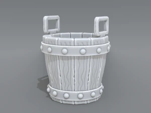 balde Modelo de Impressão 3D