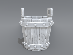 bucket Model do druku 3D