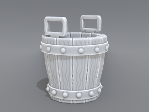 bucket Model do druku 3D