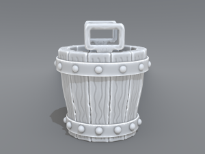 bucket Model do druku 3D