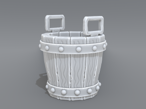 bucket Model do druku 3D