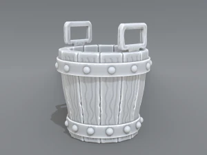 bucket 3D Print Model