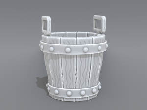 bucket Model do druku 3D