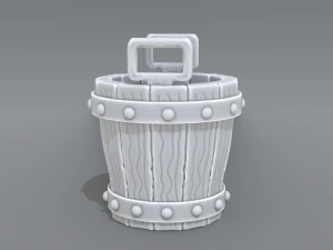 bucket 3D Print Model