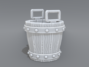 bucket Model do druku 3D
