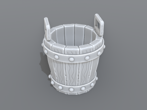 bucket Model do druku 3D
