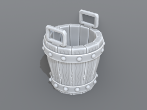 bucket Model do druku 3D