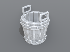 bucket Model do druku 3D