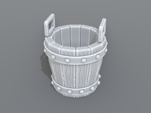 bucket Model do druku 3D