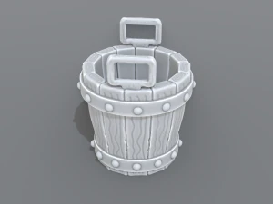 bucket 3D Print Model