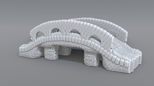 stone bridge Modelo de Impressão 3D .c4d .max .obj .3ds .fbx .stl .blend