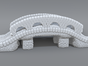 stone bridge Modelo de Impressão 3D