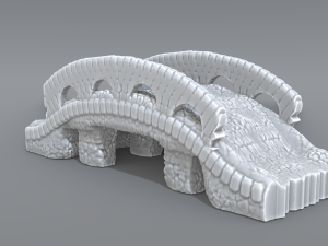 stone bridge Modelo de Impressão 3D