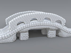 stone bridge Modelo de Impressão 3D