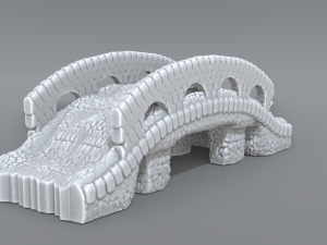 stone bridge Modelo de Impressão 3D