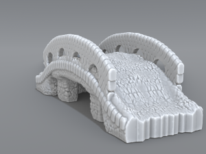 stone bridge Modelo de Impressão 3D