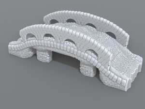 stone bridge Modelo de Impressão 3D