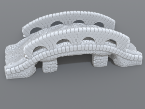 stone bridge Modelo de Impressão 3D